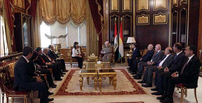 Kuzey Irak'ta sürpriz görüşme: HDP'li vekiller Barzani'yi ziyaret etti