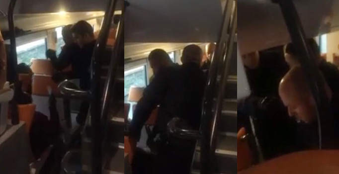 Fransız polisi göçmen hamile kadını trenden attı