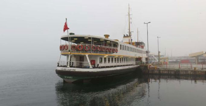 Son dakika! İstanbul'da, sis nedeniyle tüm vapur seferleri iptal