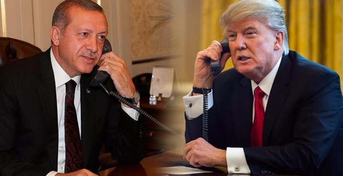 Son Dakika! Erdoğan, Trump'la Suriye krizini görüştü