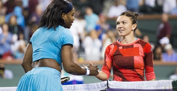 Indian Wells'te Serena Williams geçtiğimiz yıl burada şampiyonluğa ulaşan Simona Halep'i mağlup etti