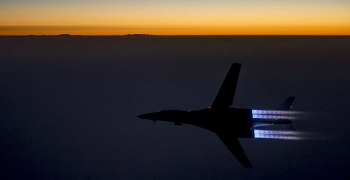 Suriye operasyonunda nükleer silah taşıyabilen B-1 Lancer da kullanıldı