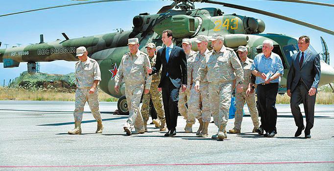 Rejim ordusuna Rusya şemsiyesi