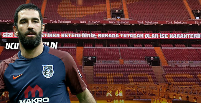 Arda Turan'a Sarı-kırmızılı tribünlerden pankartlı tepki