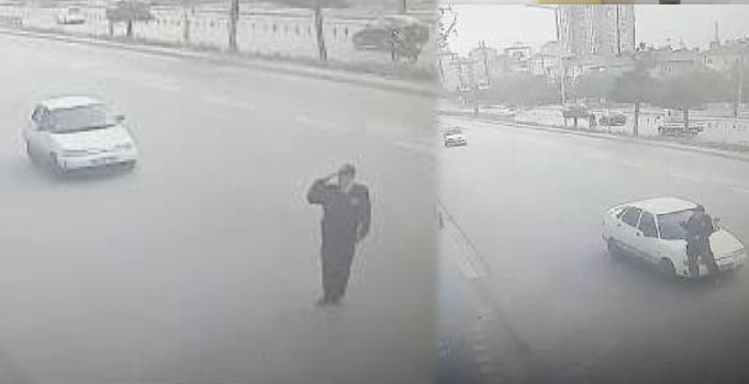 Valiye selam veren polise ve sürücüye, eşit oranda kusur