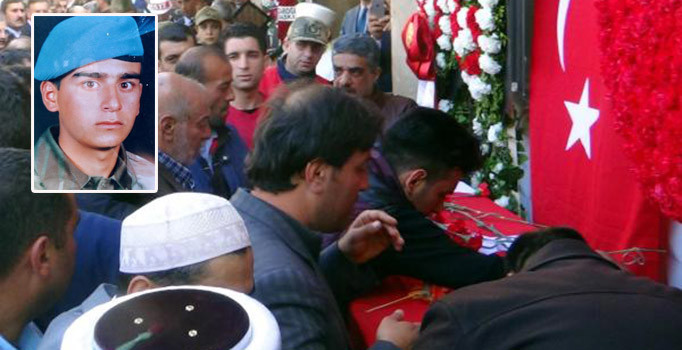 Nusaybin şehidi uzman çavuş Bilal Kurtoğlu Hatay'da uğurlandı