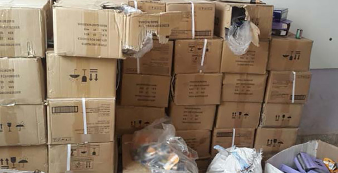 Afrin'de 19 bin patlayıcı pili ele geçirildi