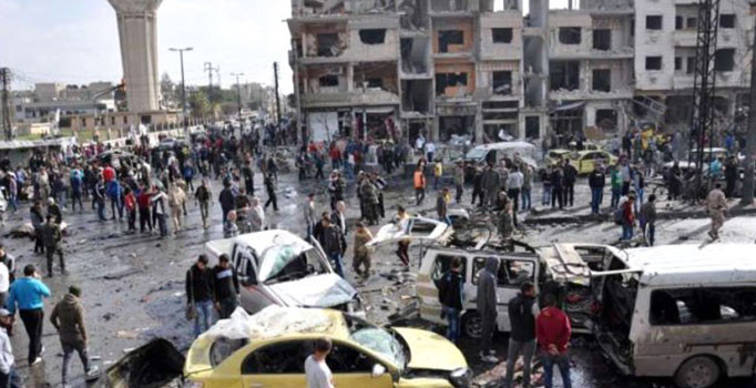 Bağdat'ta pazar yerinde patlama: 2 yaralı