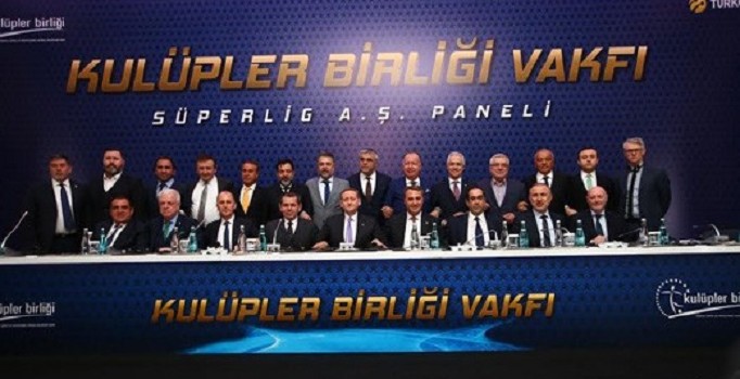 Süper Lig AŞ için kulüpler arasında imzalar atıldı