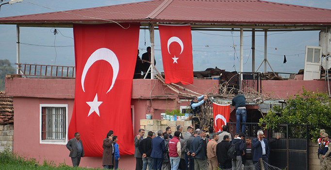 Nusaybin şehidi Uzman Çavuş Hidayet Atmış'ın şehadet haberi Hatay'a ulaştı