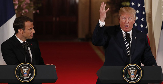 Macron ve Trump’tan İran açıklaması