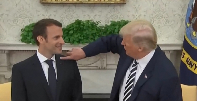 Trump'tan Macron'a 'kepek operasyonu'