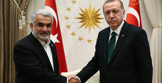 Cumhurbaşkanı Erdoğan, HÜDA PAR Başkanı ile görüştü