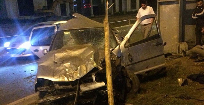 Samsun’da trafik kazası: 2 yaralı