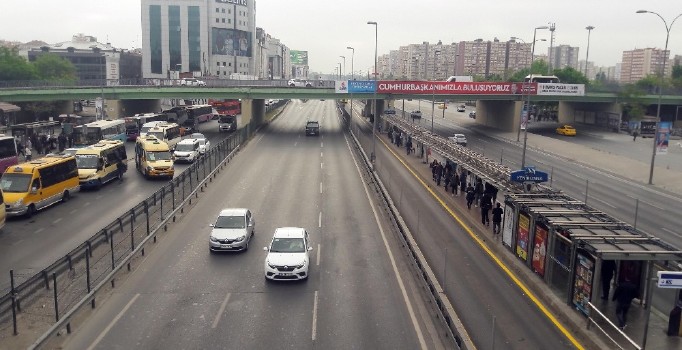 İstanbul trafiğinde 1 Mayıs rahatlığı