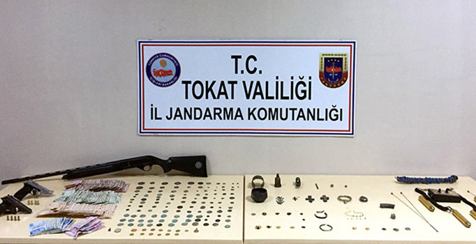 Tokat’ta tarihi eser operasyonu