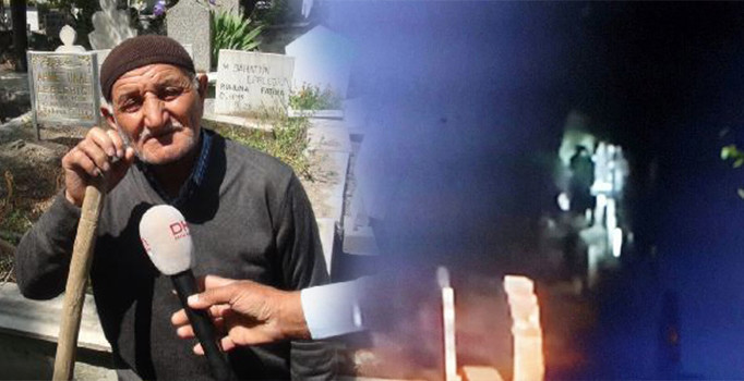 Mezarlıkta ağlayan kız bulunamadı, vatandaşlar mezarlığa akın etti