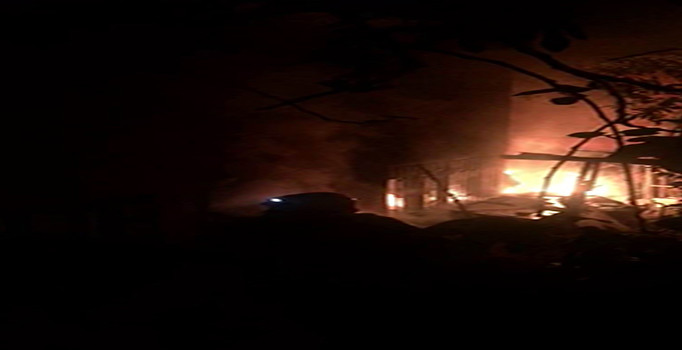 Sigara izmariti küle çevirdi