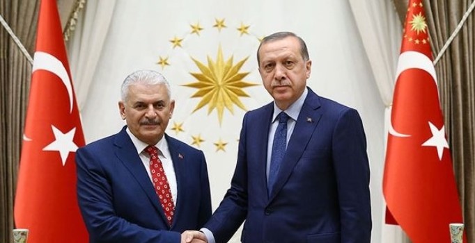 Cumhurbaşkanı Erdoğan, Başbakan Yıldırım’ı kabul etti