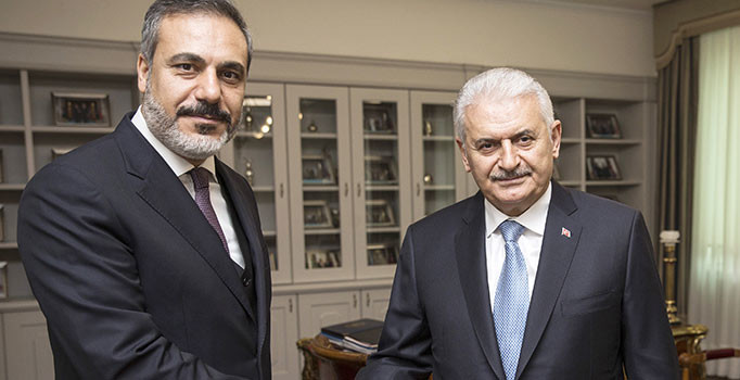 Başbakan Yıldırım Hakan Fidan'ı kabul etti