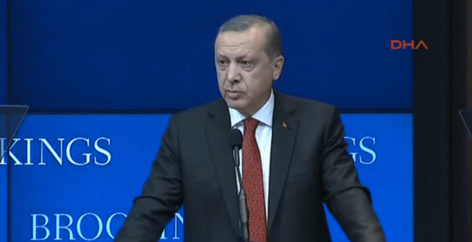 Erdoğan Brookings Enstitüsü’nde: PKK ve uzantılarının gerçek yüzünü herkes görmeli