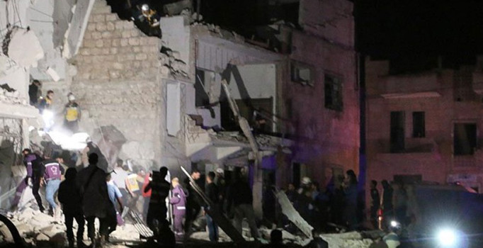 İdlib'de büyük patlama: Ölü ve yaralılar var