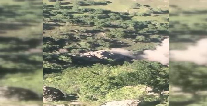 TSK içinde 35 adet EYP düzeneği bulunan mağarayı imha etti