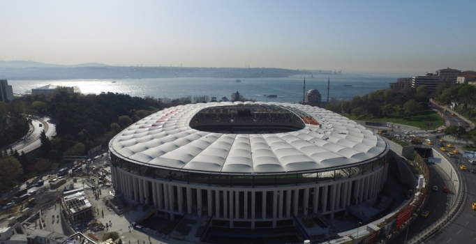 Büyük açılış öncesi Vodafone Arena'nın son durumu havadan görüntülendi