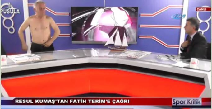 Fatih Terim'e seslendi canlı yayında soyundu