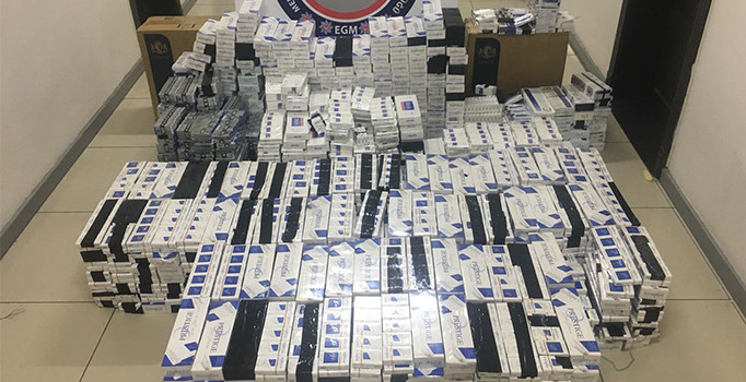 Mersin’de 12 bin 620 paket kaçak sigara ele geçirildi