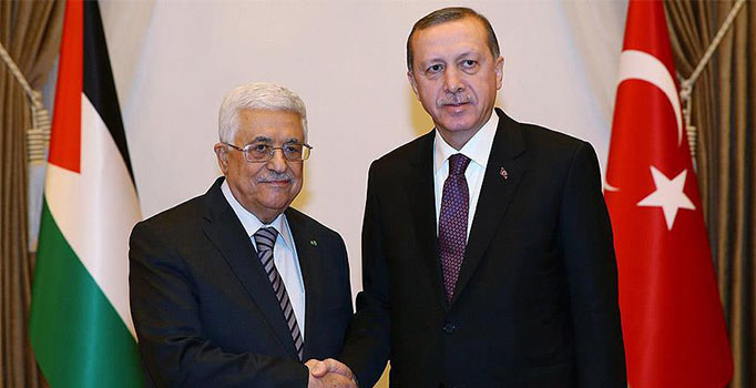 Erdoğan, Filistin Devlet Başkanı Mahmud Abbas ile telefonda görüştü 