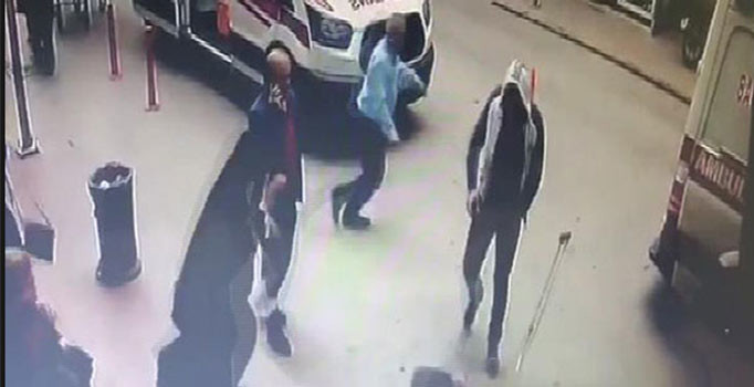Acil servis önündeki saldırıya 1 gözaltı