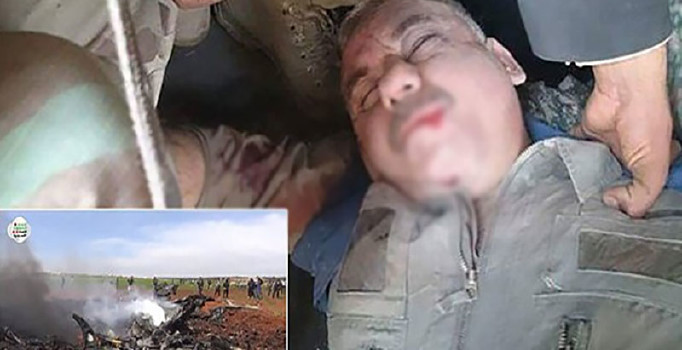 Düşürülen rejim uçağının pilotu El Nusra'nın elinde