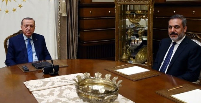Cumhurbaşkanı Erdoğan, Hakan Fidan’ı kabul etti