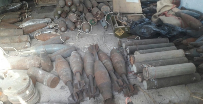 TSK, Afrin'de mühimmat deposu tespit etti