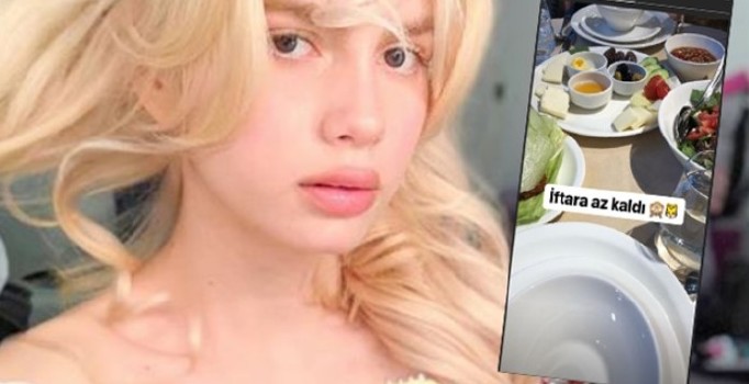 Aleyna Tilki'den iftar paylaşımı: Teşekkür ederim canım Allah'ım
