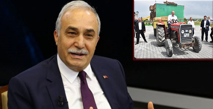 Mazot polemiği...  İnce traktöre binip yakıt aldı, Fakıbaba cevap verdi