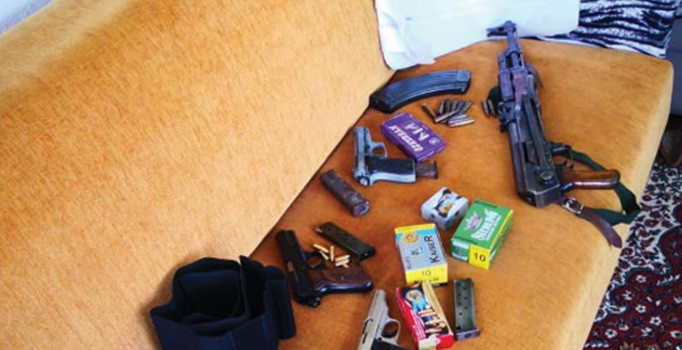 Terör örgütü MLKP'ye operasyon: Seçim provokasyonu silahları ele geçirildi