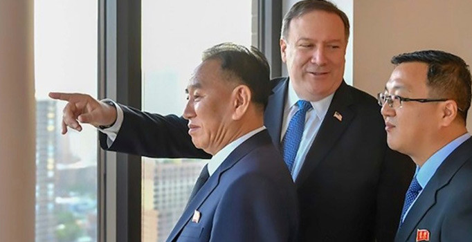 Pompeo, Kim'in sağ koluyla görüştü: Manhattan manzaralı diplomasis