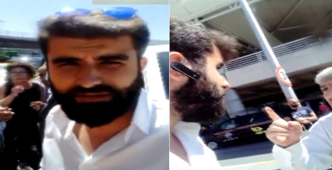 Uber ve taksi sürücüsü arasında tehlikeli gerginlik