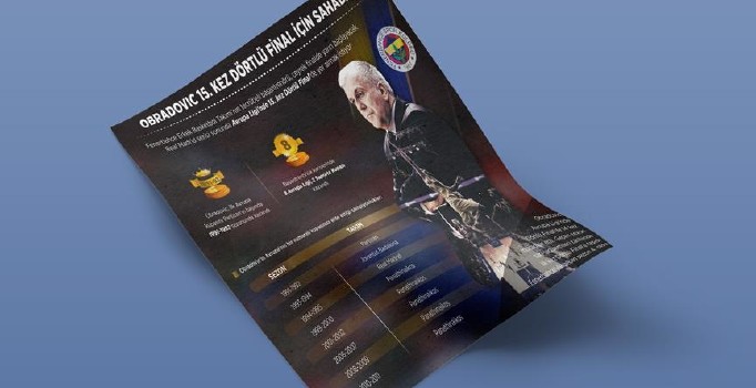 Obradovic 15. kez Dörtlü Final için sahada