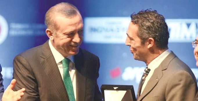 Cumhurbaşkanı Erdoğan'dan Ali Koç'a tebrik