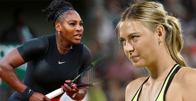 Serena Williams, Maria Sharapova maçından çekildi