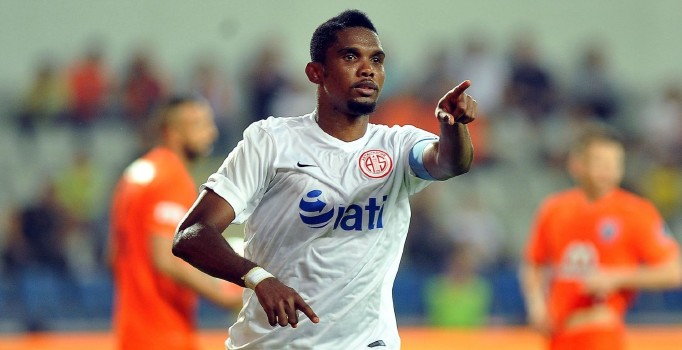 Antalyasporlu Samuel Eto'o, Galatasaray karşısında 3 puandan emin