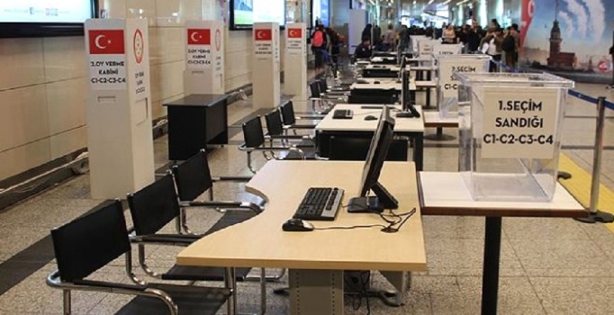 Atatürk Havalimanı'na sandıklar kuruldu! Seçim 2018