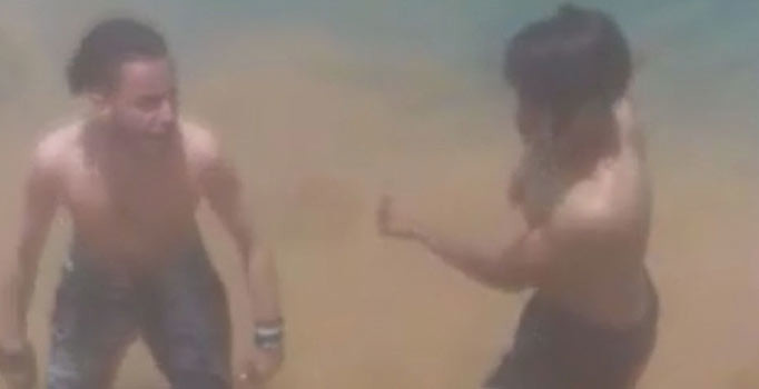 Suriyeli gencin gölettte boğulmadan önceki son görüntüleri ortaya çıktı