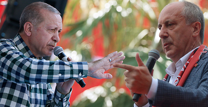 Erdoğan: Saraya gelme fırsatı bulamayacaksın! İnce: Kafayı yıkacağım