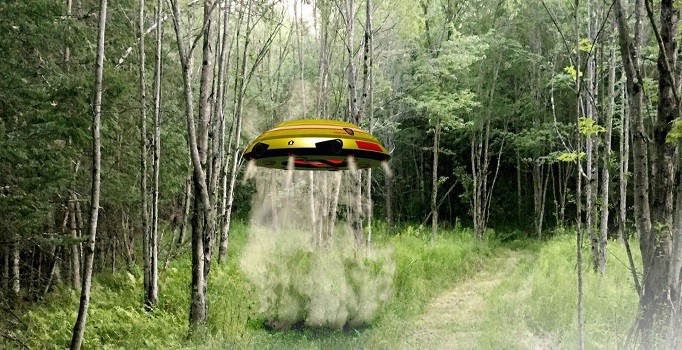 Uçan daireler ses dalgası kullanarak orman yangını söndürecek