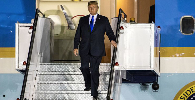 Trump, tarihi zirve için Singapur’da