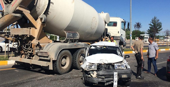 Diyarbakır’da trafik kazası: 1 yaralı